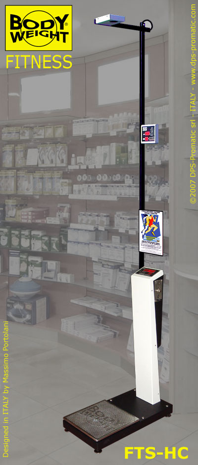 FTS-HC people weighing scale with height meter and BMI