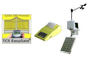 GSM gate opener, SMS printer, gsm/gprs autonomous weather station